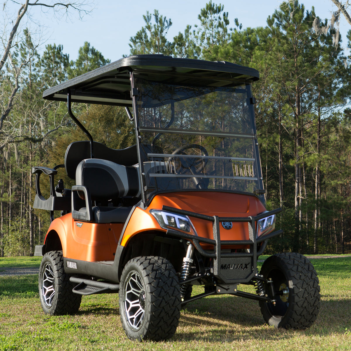 MadJax® Yamaha Drive2 Armor Nerf Bar with Drop Down Side Step and Brackets
