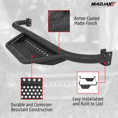 MadJax® EZGO TXT Armor Nerf Bar with Drop Down Side Step and Brackets