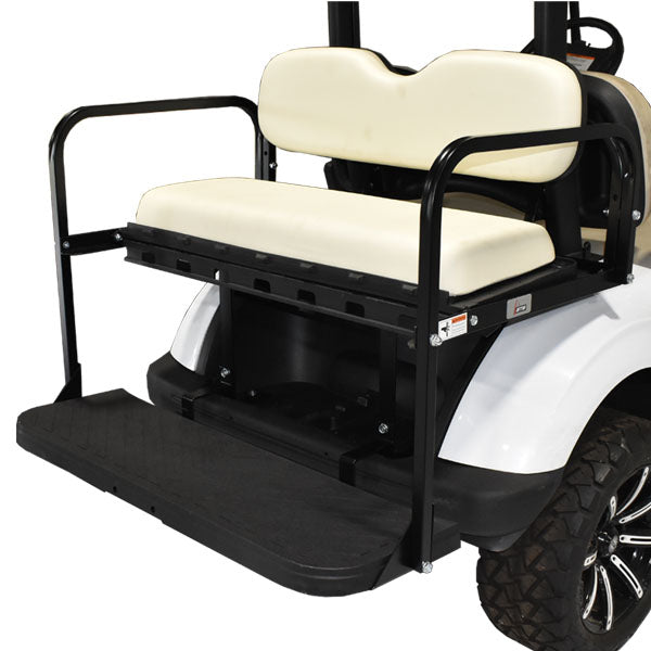 GTW® MACH3 Rear Flip Seat for 2007-16 Yamaha G29-Drive - Buff/White/Black