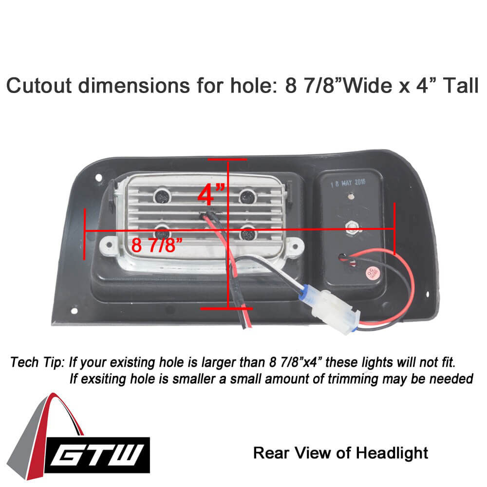 GTW® EZGO TXT Adjustable LED Light Kit (Years 1994.5-2013)