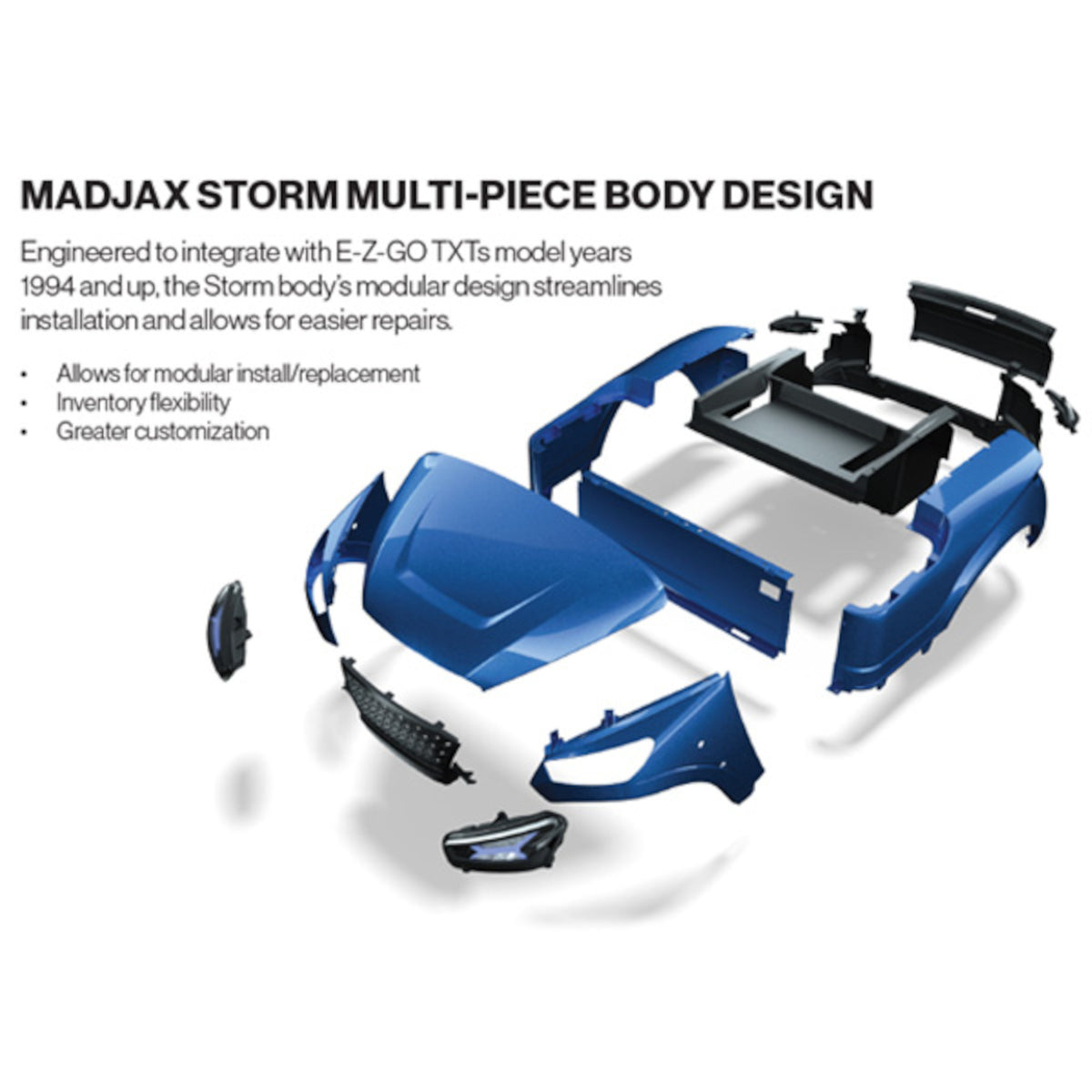 MadJax Storm Series E-Z-GO Body Kits (Select Color)