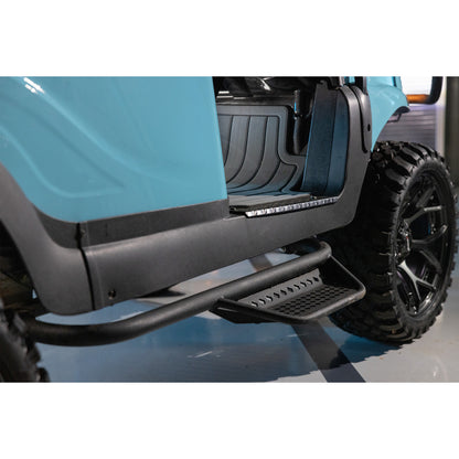 MadJax® Club Car Precedent, Tempo, & Onward Armor Nerf Bar with Drop Down Side Step and Brackets