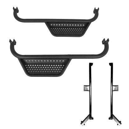MadJax® Club Car Precedent, Tempo, & Onward Armor Nerf Bar with Drop Down Side Step and Brackets