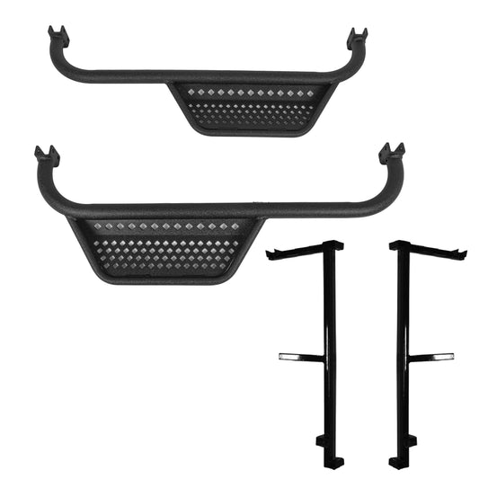 MadJax® EZGO RXV Armor Nerf Bar with Drop Down Side Step and Brackets