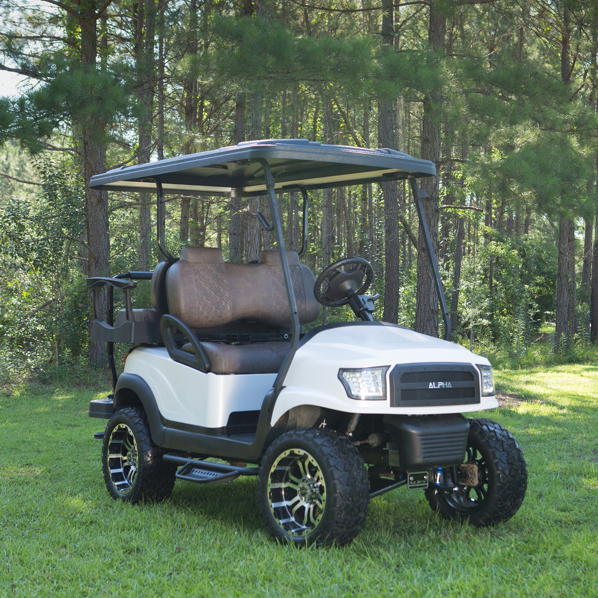 MadJax® Club Car Precedent, Tempo, & Onward Armor Nerf Bar with Drop Down Side Step and Brackets