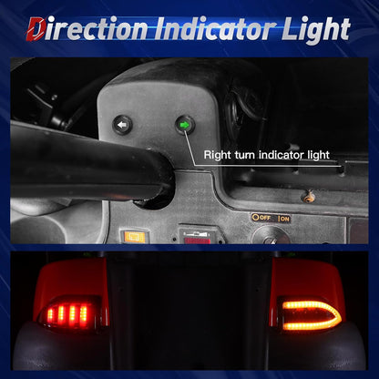 NOKINS Deluxe Plus LED Light Kit for Club Car Tempo