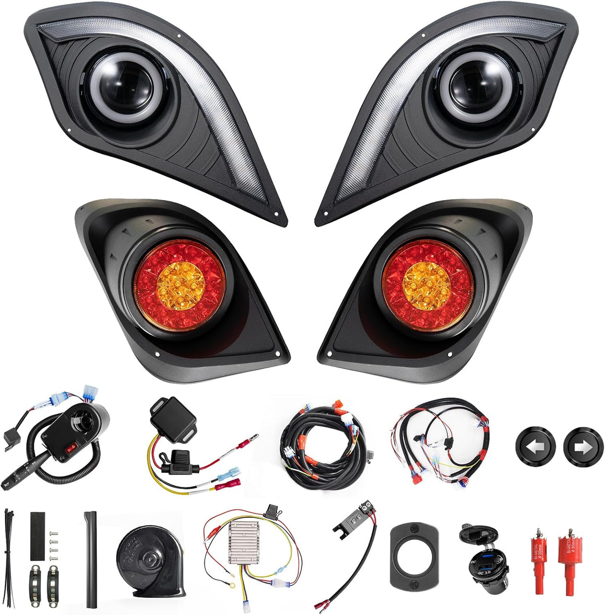 NOKINS Deluxe Plus LED Light Kit For Yamaha Drive2