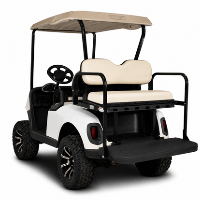GTW® MACH3 Rear Flip Seat for EZGO RXV - Buff/White/Black