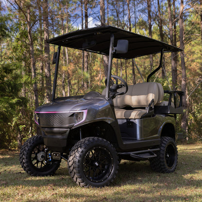 MadJax® EZGO RXV Armor Nerf Bar with Drop Down Side Step and Brackets