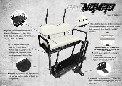 NOMAD Rear Flip Seat Frame only for Club Car DS (1982-2000.5)