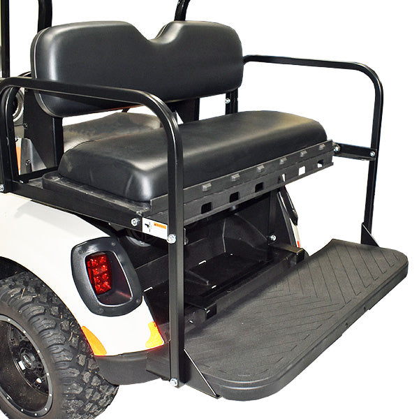 GTW® MACH3 Rear Flip Seat for Club Car Precedent/Onward/Tempo - Buff/White/Black