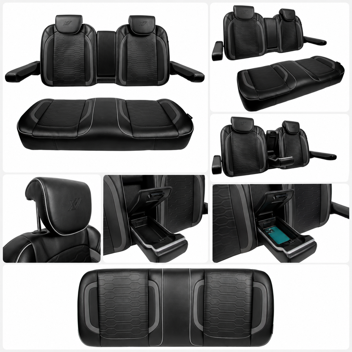MadJax® EZGO RXV/L4/S4/Valor Commander Front Seat Cushions