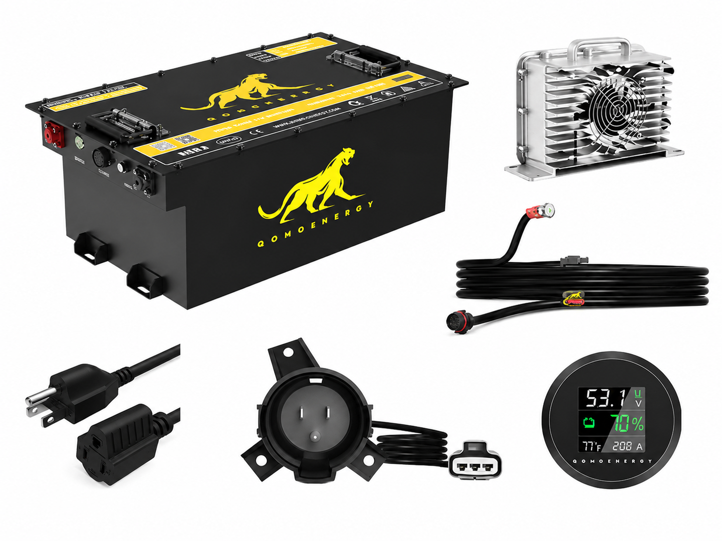 QomoEnergy EMax 72V 105AH Lithium Battery
