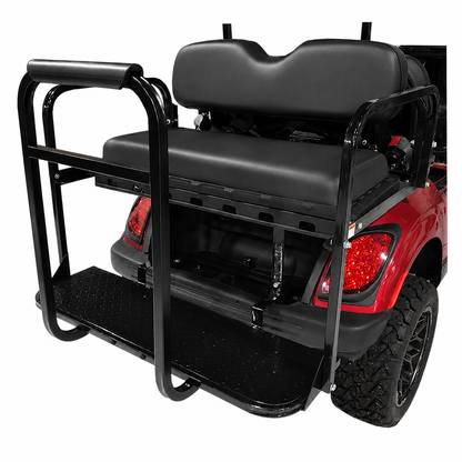 GTW® MACH3 Rear Flip Seat for 2007-16 Yamaha G29-Drive - Buff/White/Black